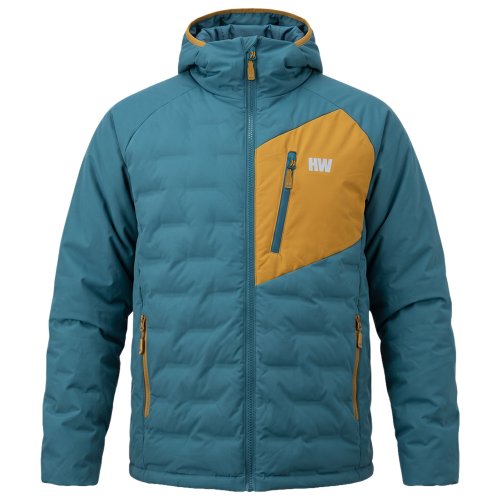 Parka Insulada HW Explorer Petroleo Mostaza
