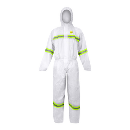 Buzo de Protección Steelpro 7715 Blanco DIA/NOCHE con ISP