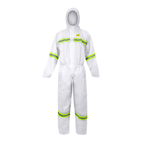 Buzo de Protección Steelpro 7715 Blanco DIA/NOCHE con ISP