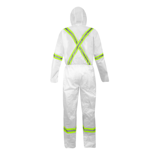 Buzo de Protección Steelpro 7715 Blanco DIA/NOCHE con ISP