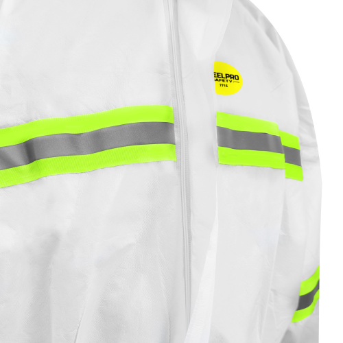 Buzo de Protección Steelpro 7715 Blanco DIA/NOCHE con ISP