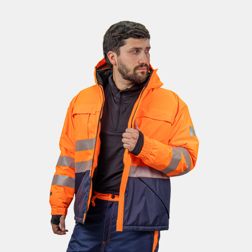 Parka Reflectiva HW Siberia Pro Naranja Fluor
