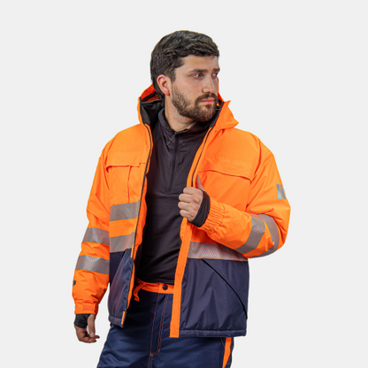 Parka Reflectiva HW Siberia Pro Naranja Fluor