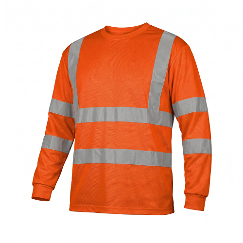 Polera Reflectiva Alaska RFX Naranja Fluor
