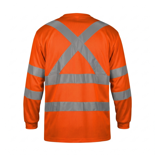 Polera Reflectiva Alaska RFX Naranja Fluor