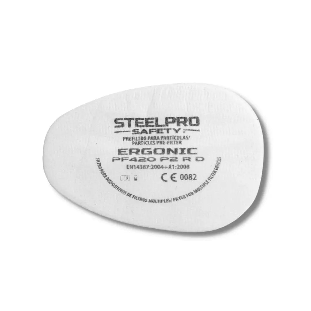 Pre Filtro ERGONIC PF420 P2 R Partículas 10 unidades – Guantes de Seguridad